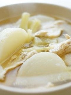 蕪のチキンスープ-レシピのメイン写真