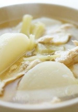 蕪のチキンスープ-レシピのメイン写真