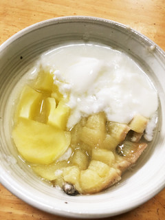 朝食に♪りんごとバナナのホットヨーグルト-レシピのメイン写真