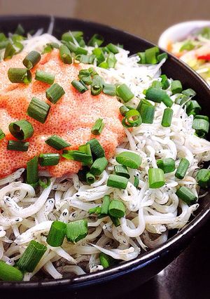 混ぜてのせるだけで簡単！明太しらす丼♪-レシピのメイン写真