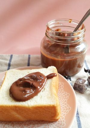アルファベットチョコでミルクジャム-レシピのメイン写真