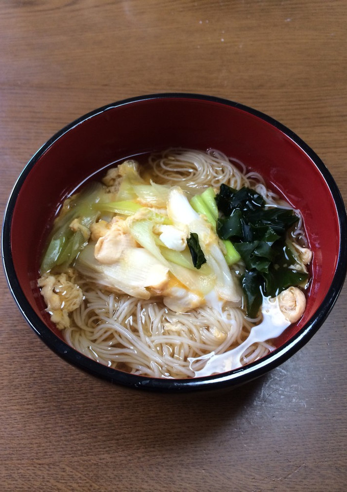 冬のそうめん 鍋焼きうどん風⭐️-レシピのメイン写真