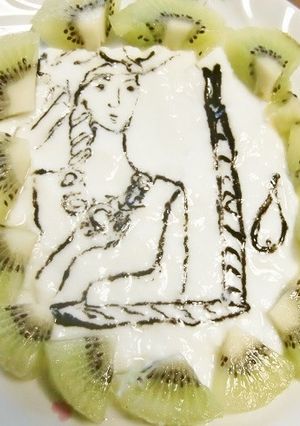 絵本「クリスマスの１２日」ヨーグルトデコ-レシピのメイン写真