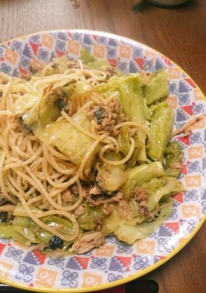 鯖へしこパスタ♪-レシピのメイン写真
