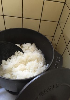 【ストウブ】GOHAN Mで2合炊飯-レシピのメイン写真