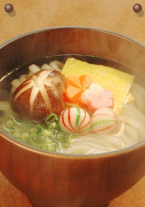 手まり生麩うどん-レシピのメイン写真