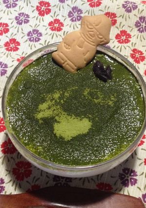 ヨーグルトアート☆お茶ティラミス-レシピのメイン写真