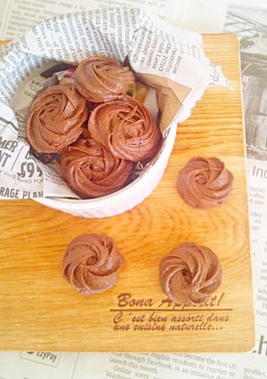 チョコ好きのための簡単絞り出しクッキー-レシピのメイン写真