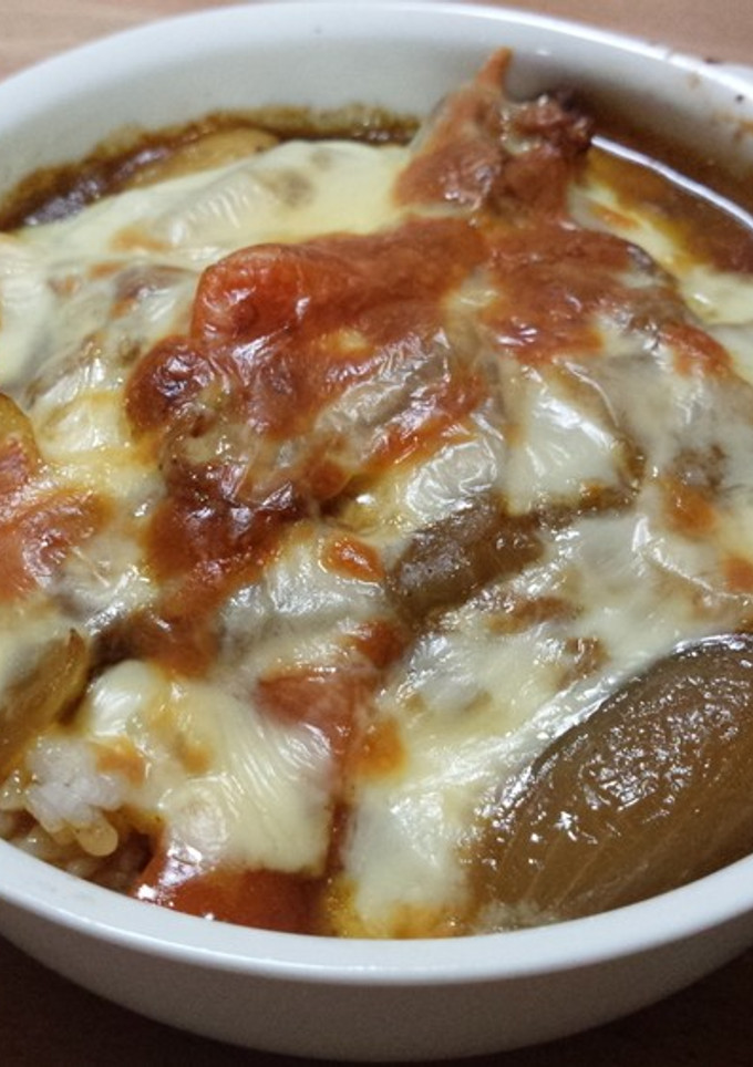 簡単！１人ご飯に。カレーリメイクドリア-レシピのメイン写真