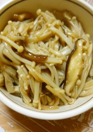 えのきとしいたけのピリ辛煮-レシピのメイン写真