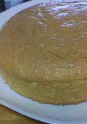 ノンオイル・ノンバターのスポンジケーキ-レシピのメイン写真