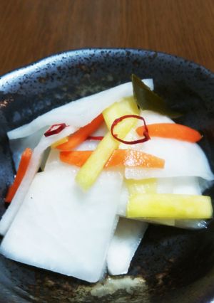 聖護院かぶと人参の千枚漬け-レシピのメイン写真
