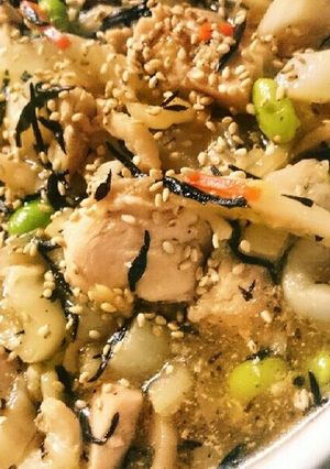 手抜きでカンタン鶏肉のひじき煮-レシピのメイン写真