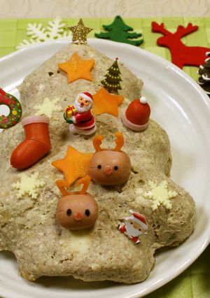 クリスマスツリー☆豆腐ミートローフ-レシピのメイン写真