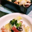 具だくさんなグラタン