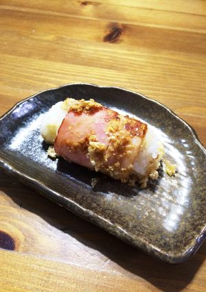 超簡単✨味噌カスベーコン巻きご飯-レシピのメイン写真