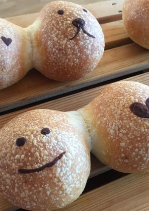 バレンタインに♡ちぎり双子チョコパン-レシピのメイン写真