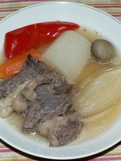牛すじ肉と野菜のコンソメスープ煮-レシピのメイン写真
