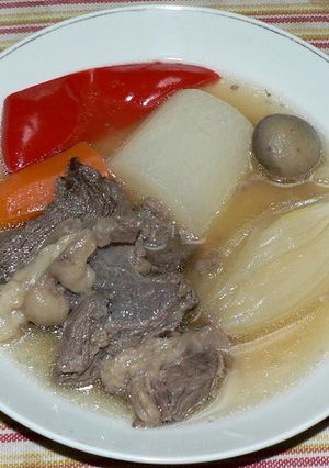 牛すじ肉と野菜のコンソメスープ煮-レシピのメイン写真