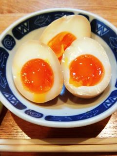 簡単時短!めんつゆで作る半熟煮玉子-レシピのメイン写真