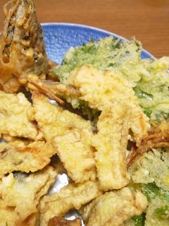 格好よく決めるぞ!!あじ尾頭姿天ぷら-レシピのメイン写真