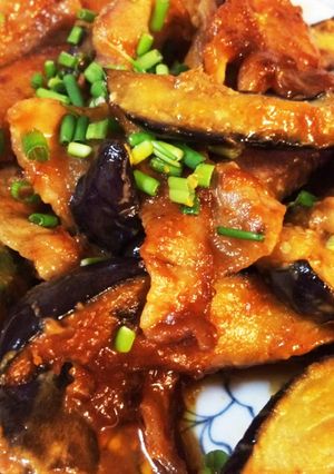 茄子と豚バラ肉の味噌炒め！ごはんがすすむ-レシピのメイン写真