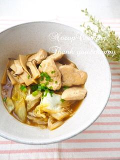 簡単、激うま、柔らか鶏胸肉の節約すき煮-レシピのメイン写真