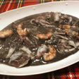 簡単本格!魚介のイカ墨煮