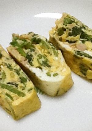 ほうれん草&シーチキンno卵焼き-レシピのメイン写真