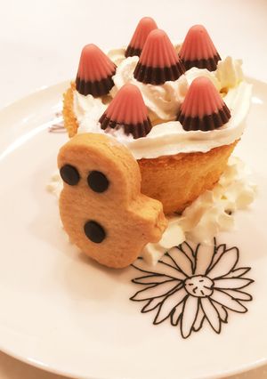 紙コップスポンジケーキ-レシピのメイン写真