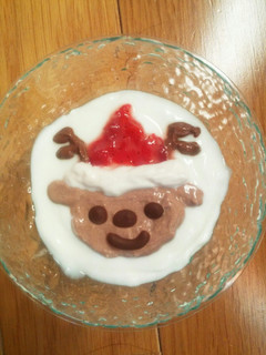 ヨーグルトアート☆クリスマス★トナカイ☆-レシピのメイン写真