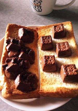 アルファベットチョコトースト-レシピのメイン写真