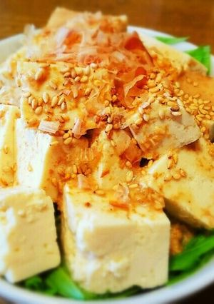 豆腐サラダ丼～ごまぽんずで！～-レシピのメイン写真