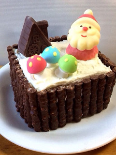 お菓子を飾るだけ♪クリスマス☆ケーキ-レシピのメイン写真
