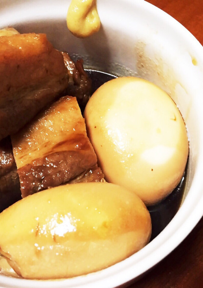 簡単美味しい!!豚の角煮ととろ〜り半熟卵-レシピのメイン写真