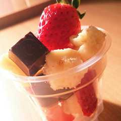 รูปของ アルファベットチョコで可愛いトライフル♪