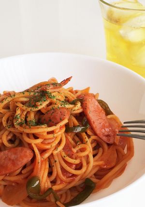 スパゲティナポリタン*コクはあのタレで♬-レシピのメイン写真