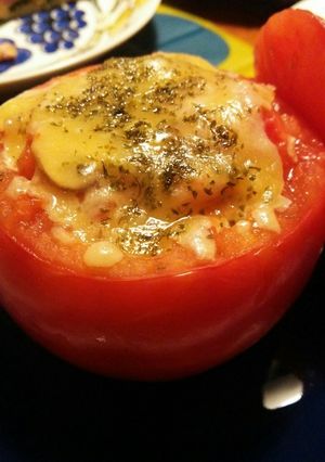 トマトのまるごとオーブン焼き-レシピのメイン写真