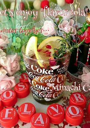 ふんわりローズ❤フレーバーコーラ-レシピのメイン写真