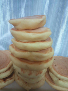 豆腐と小麦粉で作るほわほわホットケーキ♪-レシピのメイン写真