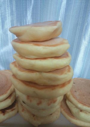 豆腐と小麦粉で作るほわほわホットケーキ♪-レシピのメイン写真