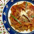 豚肉とトマト缶の疲労回復パスタ♬