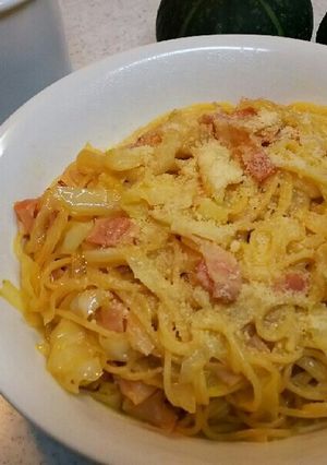 ささっと簡単チーズクリームパスタ-レシピのメイン写真