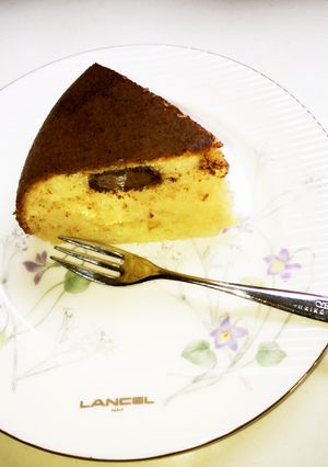 チョコがゴロゴロ！炊飯器ケーキ-レシピのメイン写真
