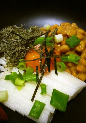 長芋と納豆とおぼろ昆布の和え物-レシピのメイン写真