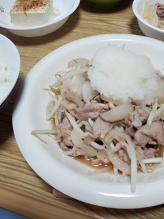 シャキシャキもやし♡豚肉おろしポン酢和え-レシピのメイン写真