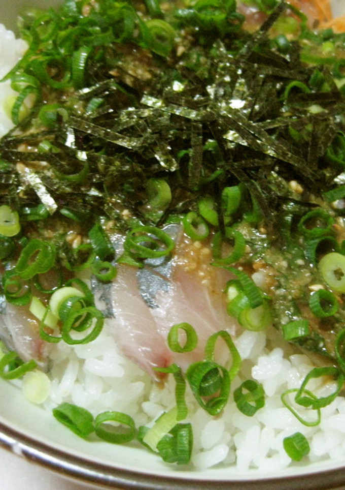なめろう風アジ丼-レシピのメイン写真