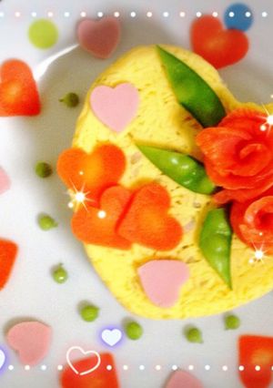 簡単可愛い♡ちらし寿司ケーキ☆-レシピのメイン写真