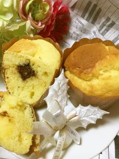 量り不要♪簡単、チョコとろっとマフィン♡-レシピのメイン写真