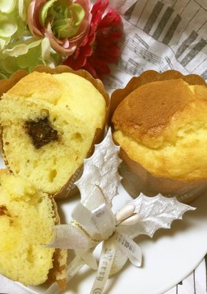 量り不要♪簡単、チョコとろっとマフィン♡-レシピのメイン写真